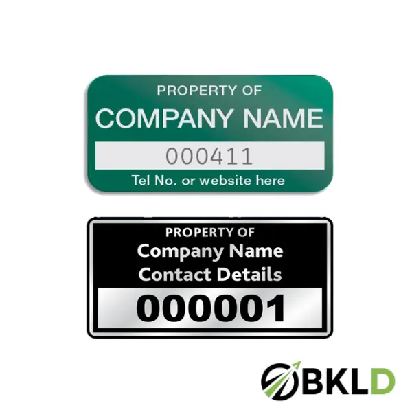 Custom Asset Tags & Labels