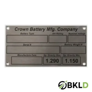 Engraved Stainless Steel Tags & Plates